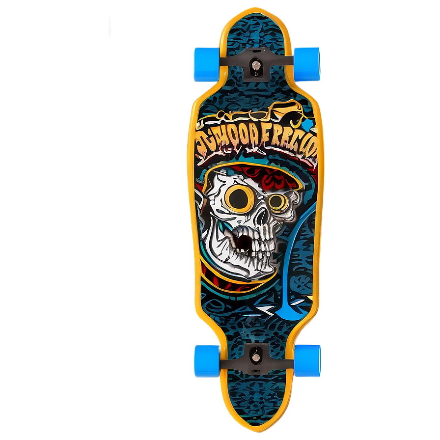 Freeride Longboard Png 06272024 PNG
