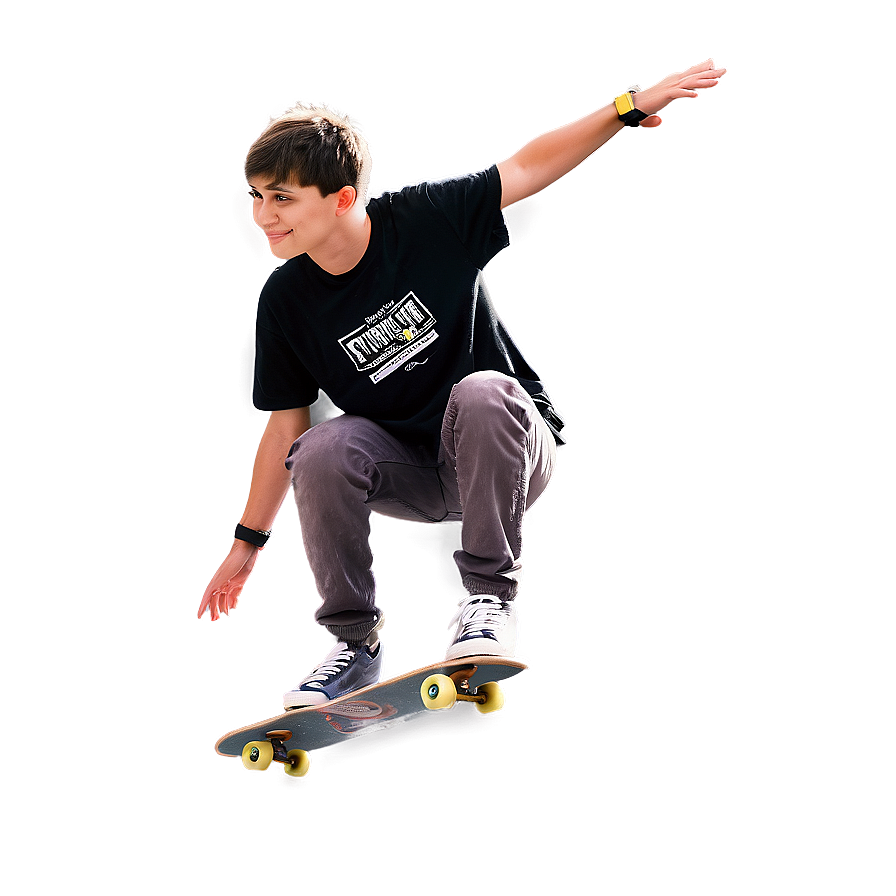 Freestyle Skateboarding Png 06242024 PNG