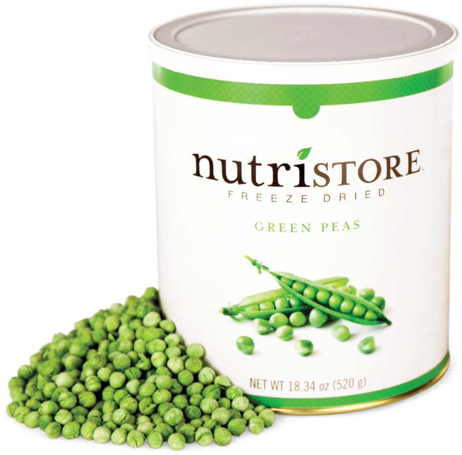 Freeze Dried Green Peas Can PNG