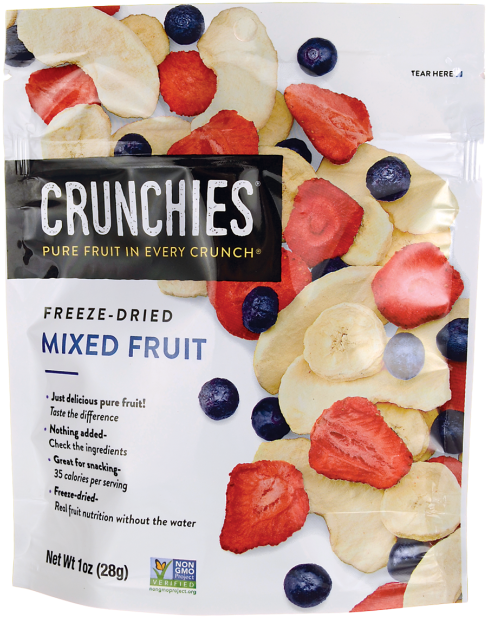 Freeze Dried Mixed Fruit Package PNG
