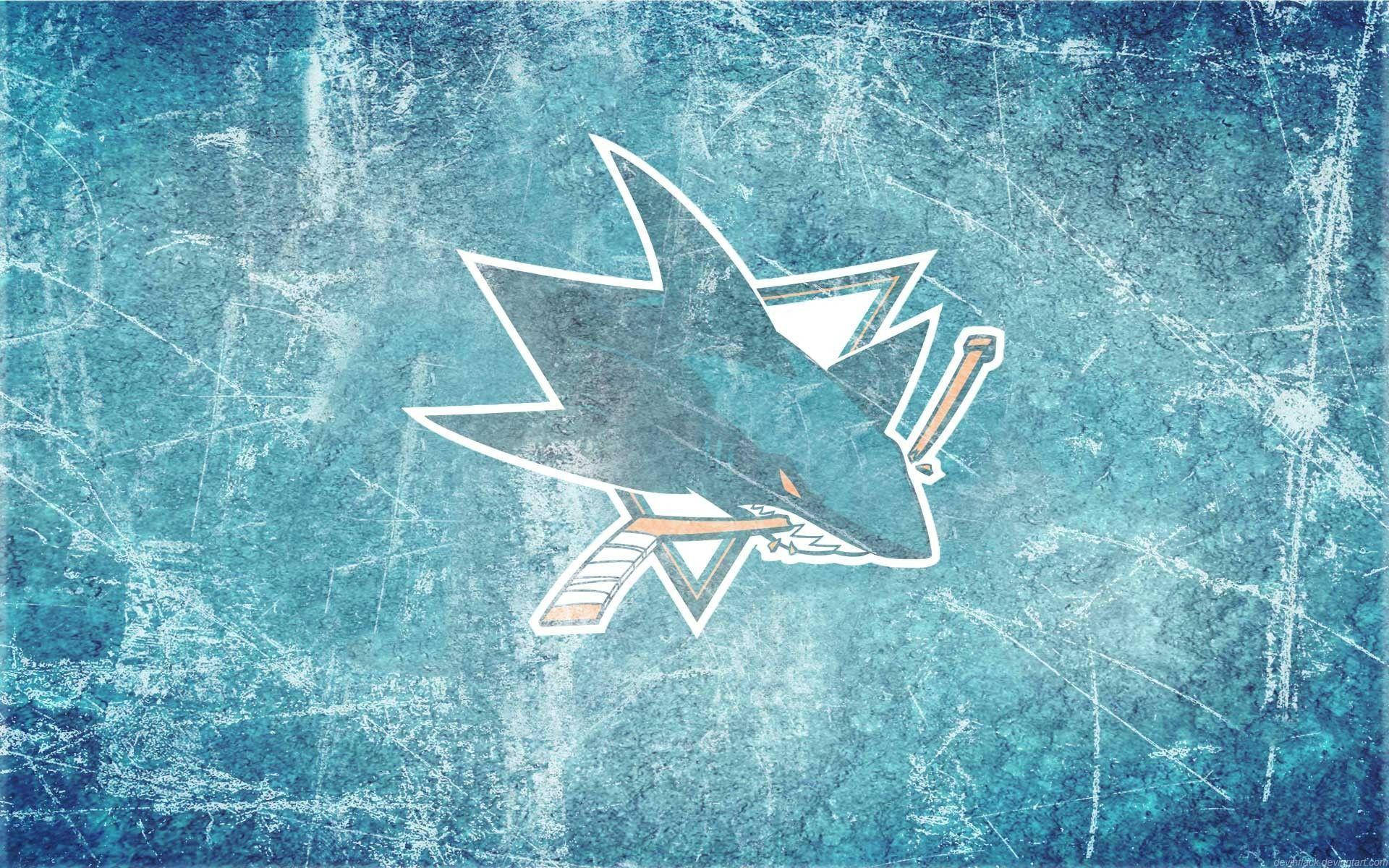 Freezing San Jose Sharks Logo Wallpaper