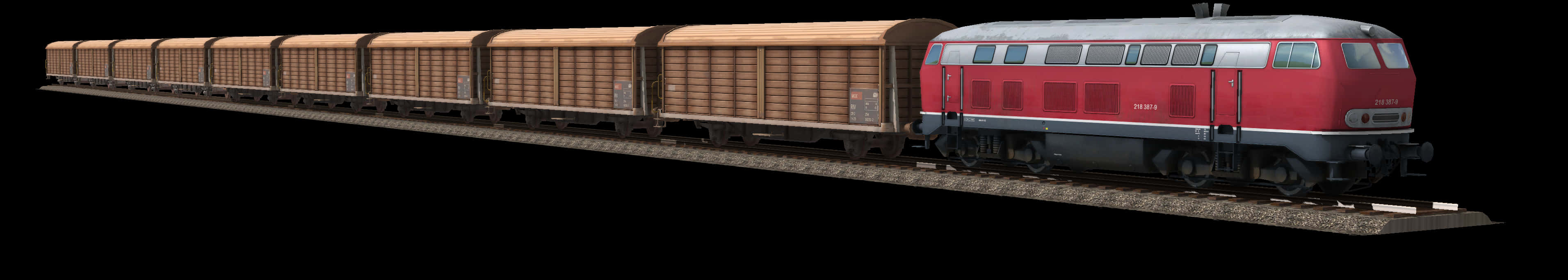 Freight_ Train_at_ Night PNG