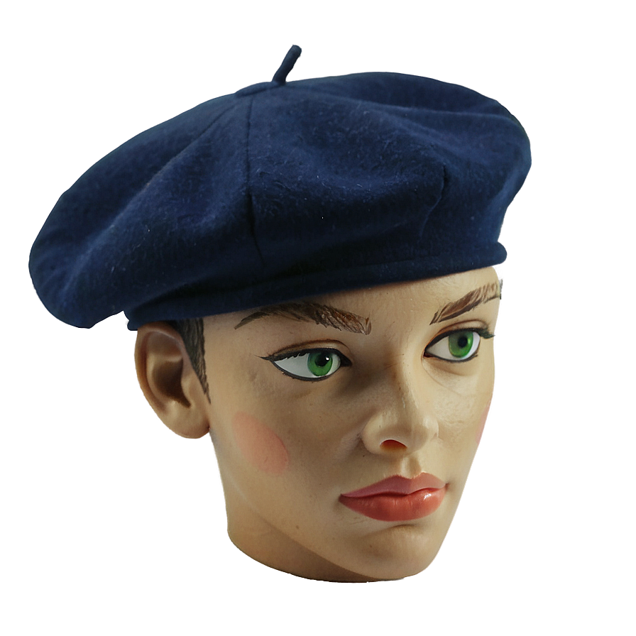 French Beret Front View Png Gra PNG