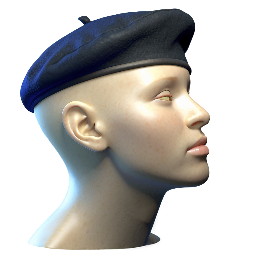 French Beret Side View Png 26 PNG