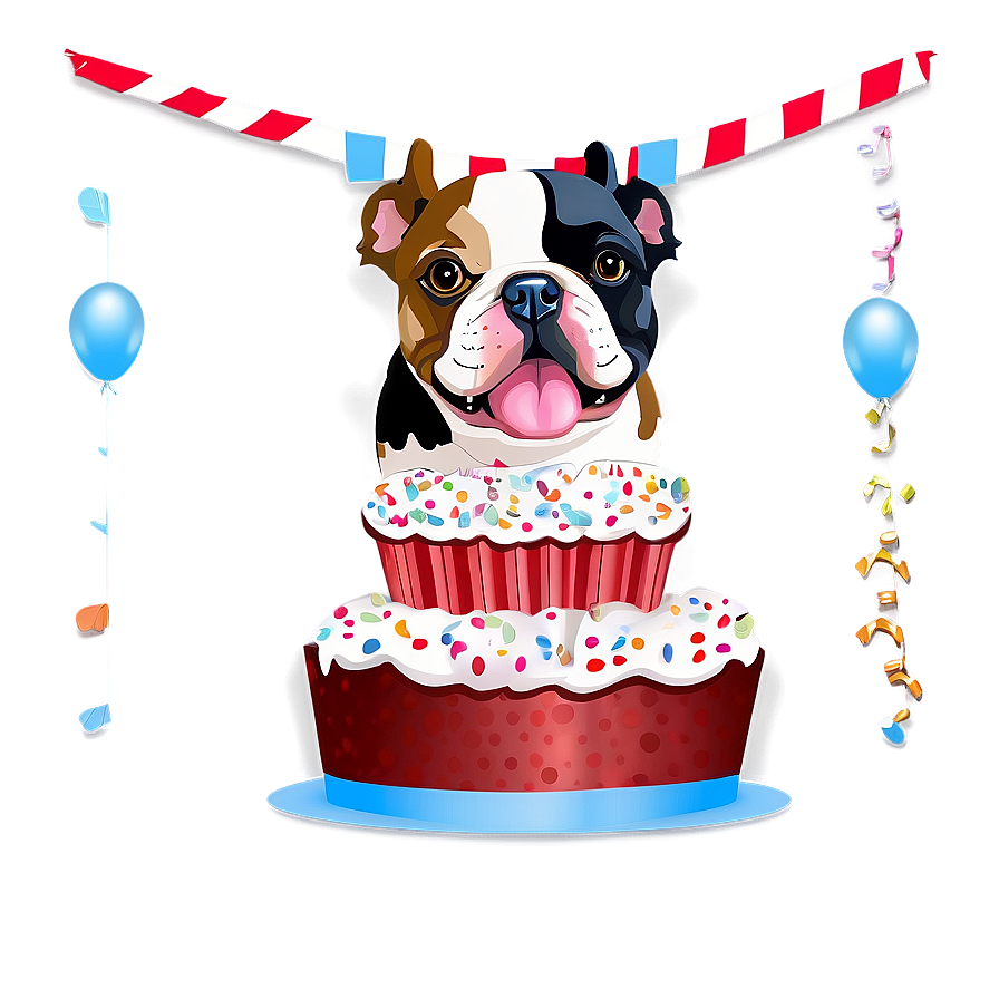 French Bulldog Birthday Png 06202024 PNG