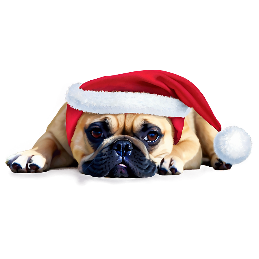 French Bulldog Christmas Png Eal84 PNG