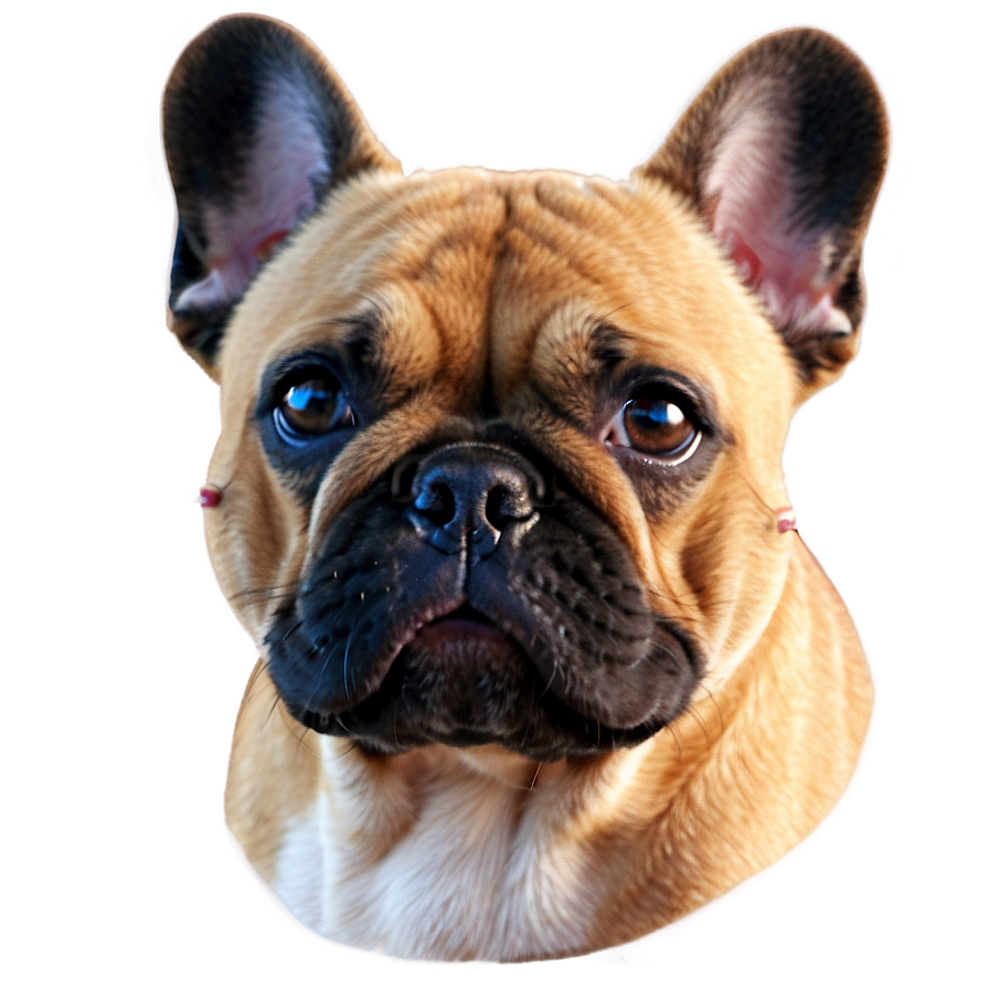 French Bulldog Face Png Pen PNG