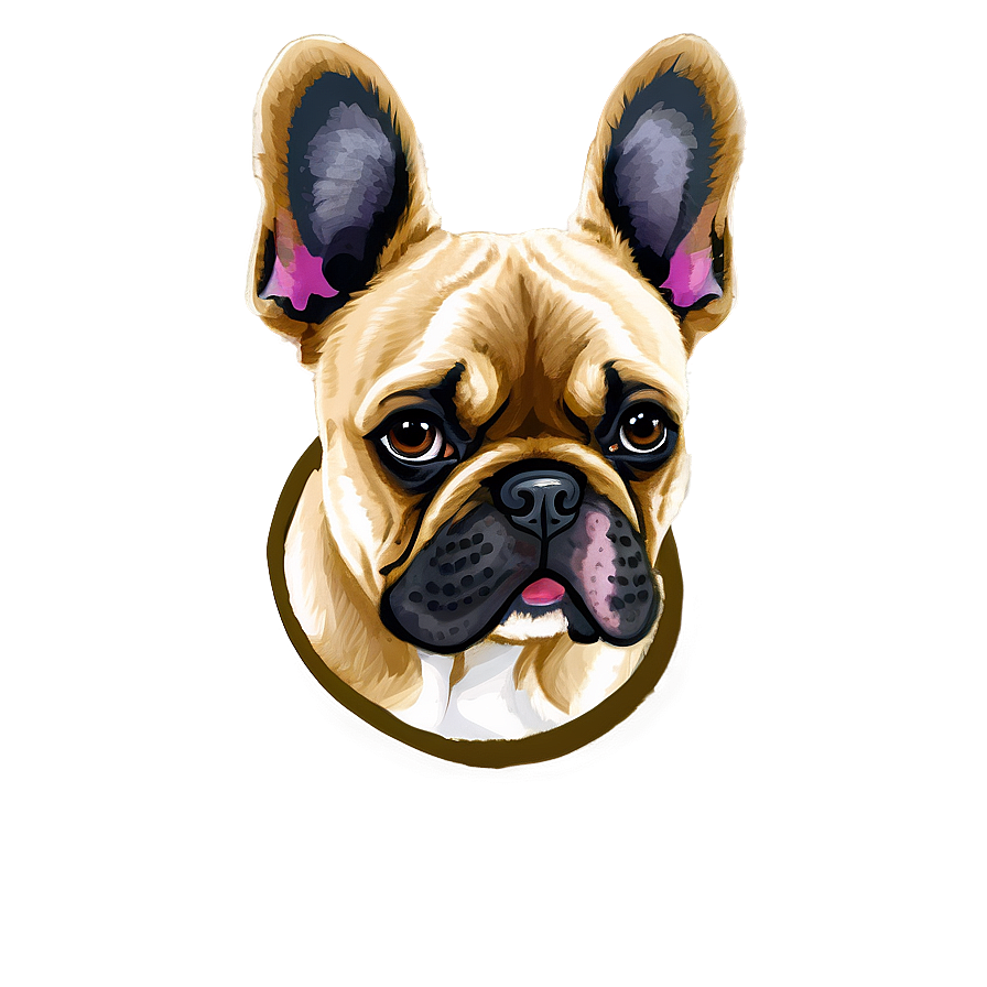 French Bulldog Head Png 24 PNG