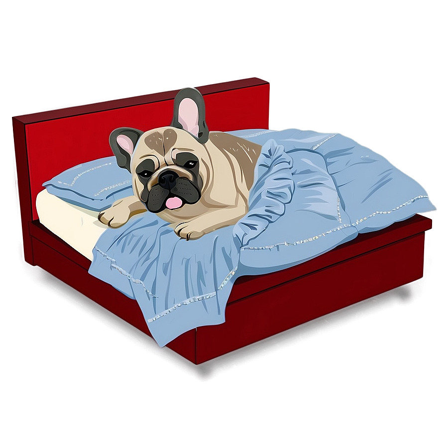 French Bulldog In Bed Png 63 PNG