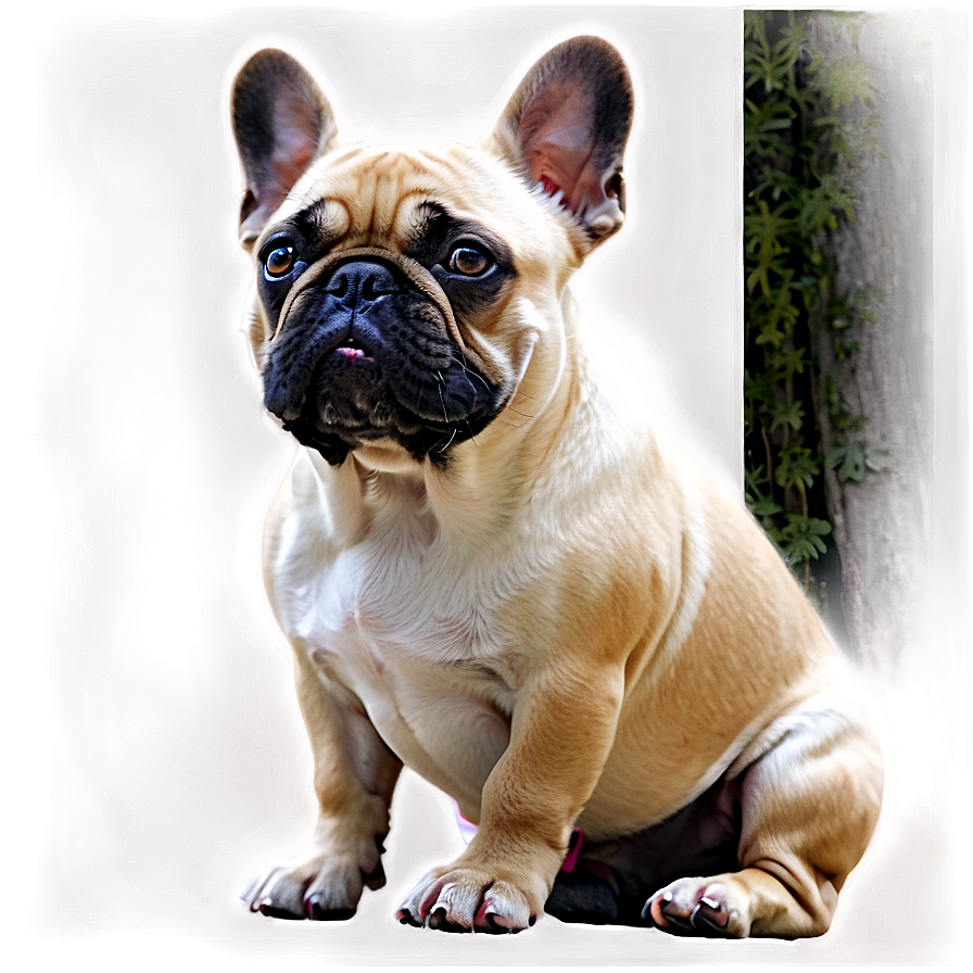 French Bulldog In Park Png Mbe PNG