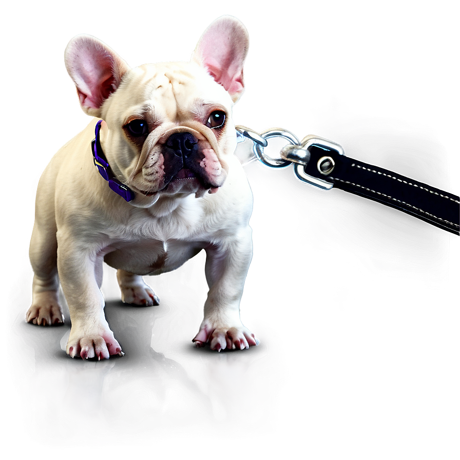 French Bulldog On Leash Png 82 PNG