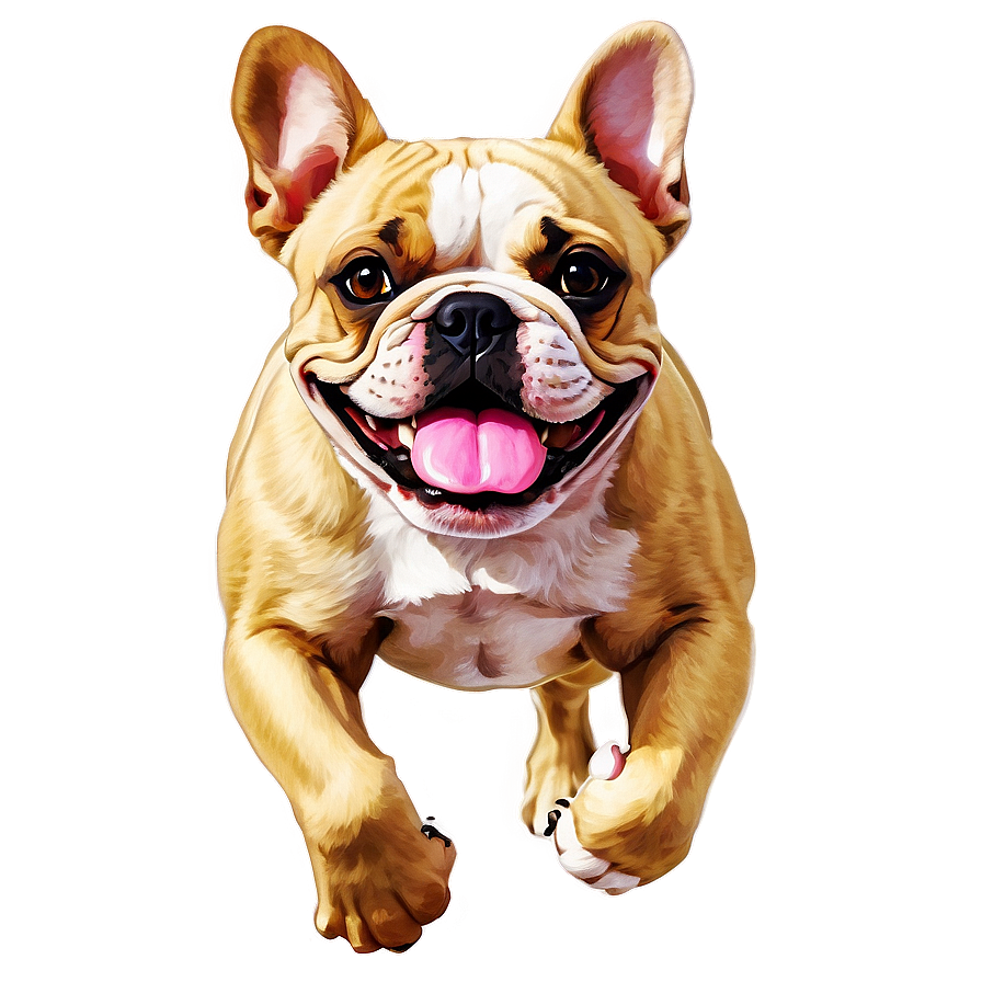 French Bulldog Running Png Llu PNG