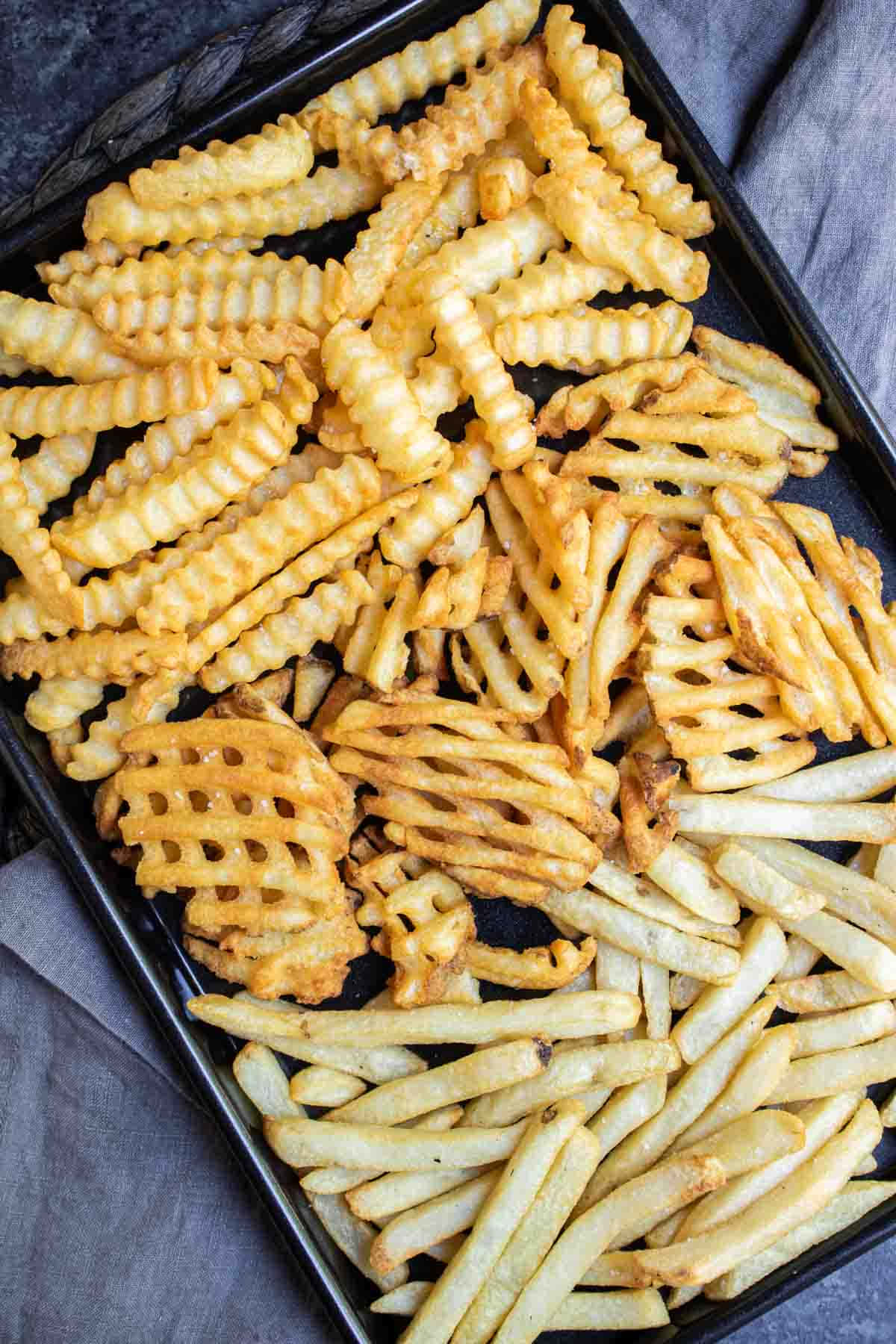Mouthwatering Pile of Golden French Fries