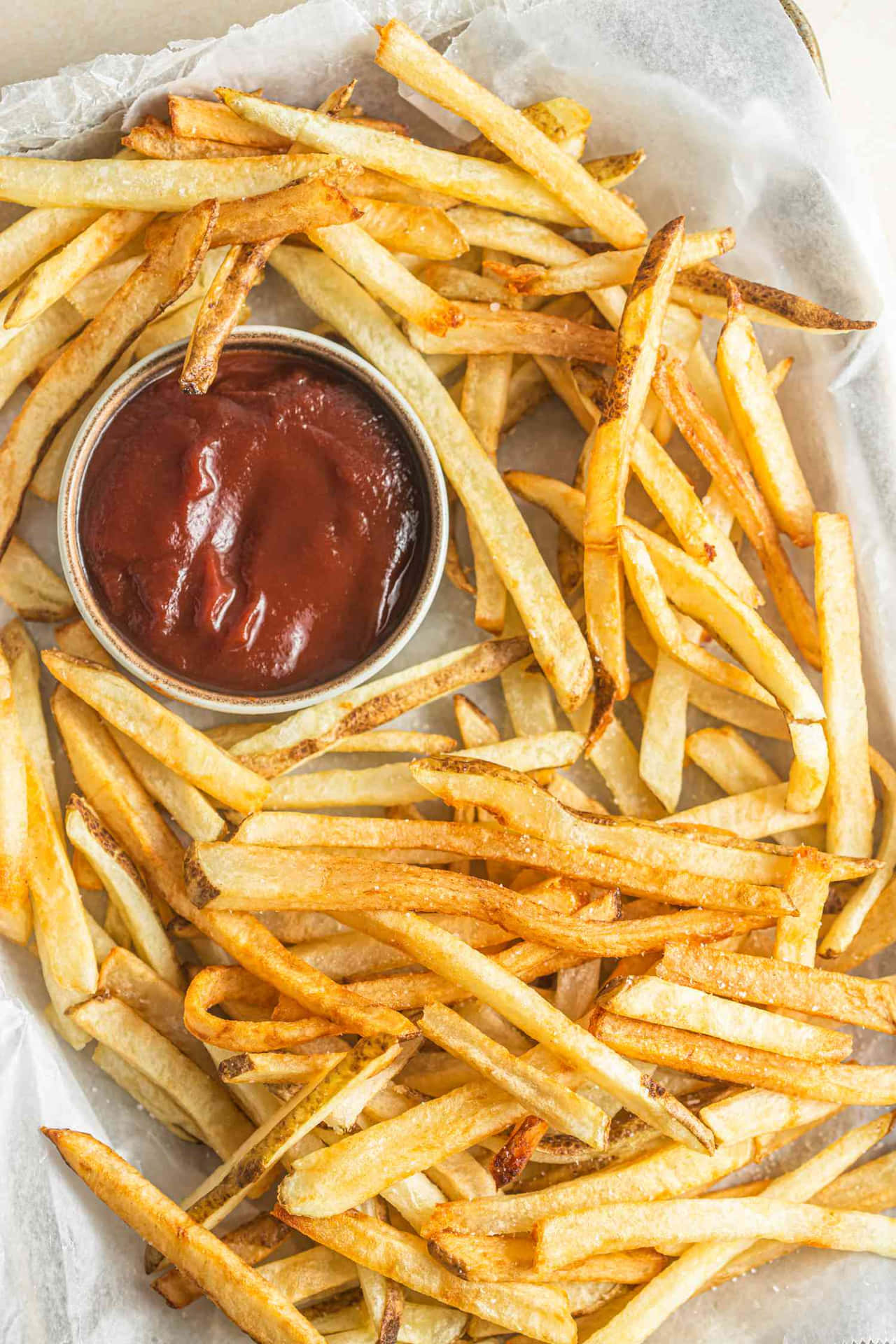 Freshly Cooked, Golden French Fries