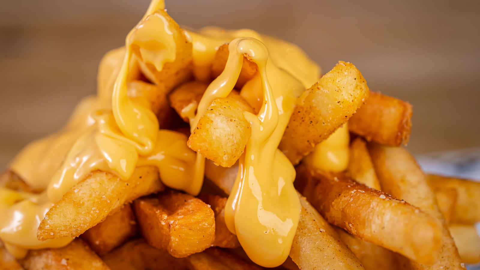 Enkrispig Fransk Pommes Frites Med Ketchup