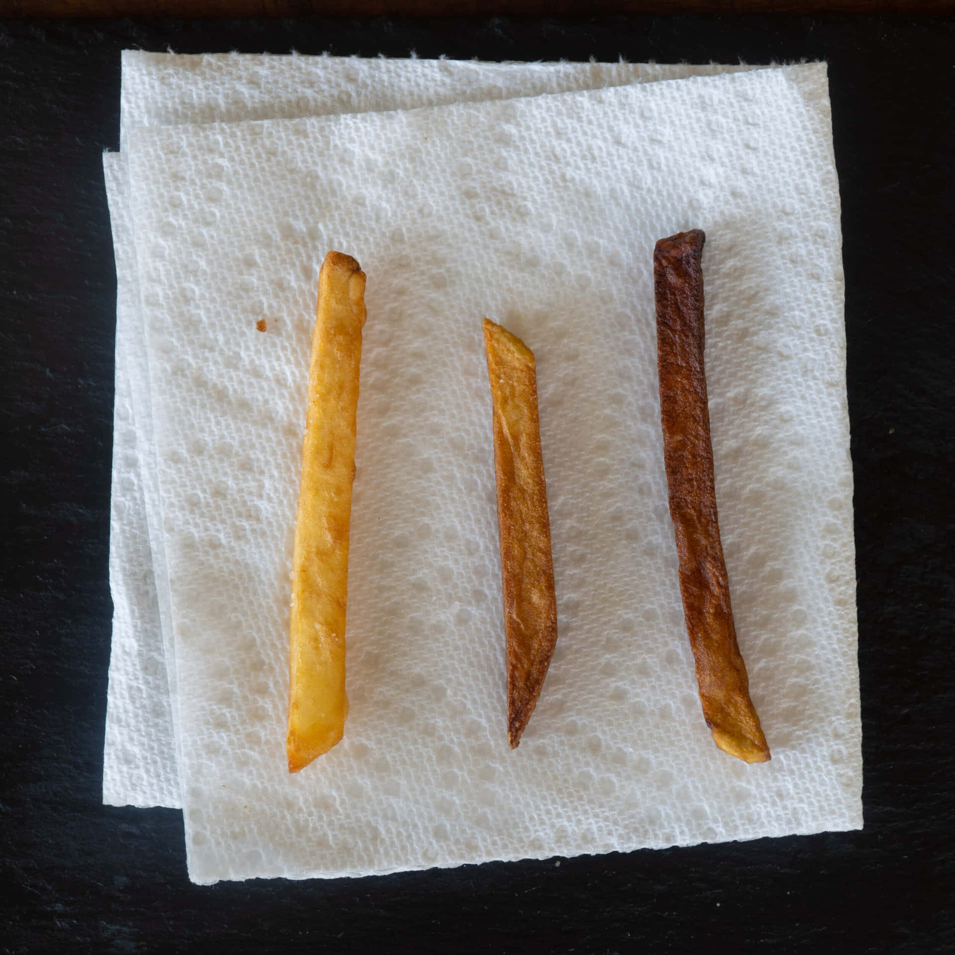 Ettfärgglatt Urval Av Pommes Frites - Perfekt För Ett Snacksanfall!