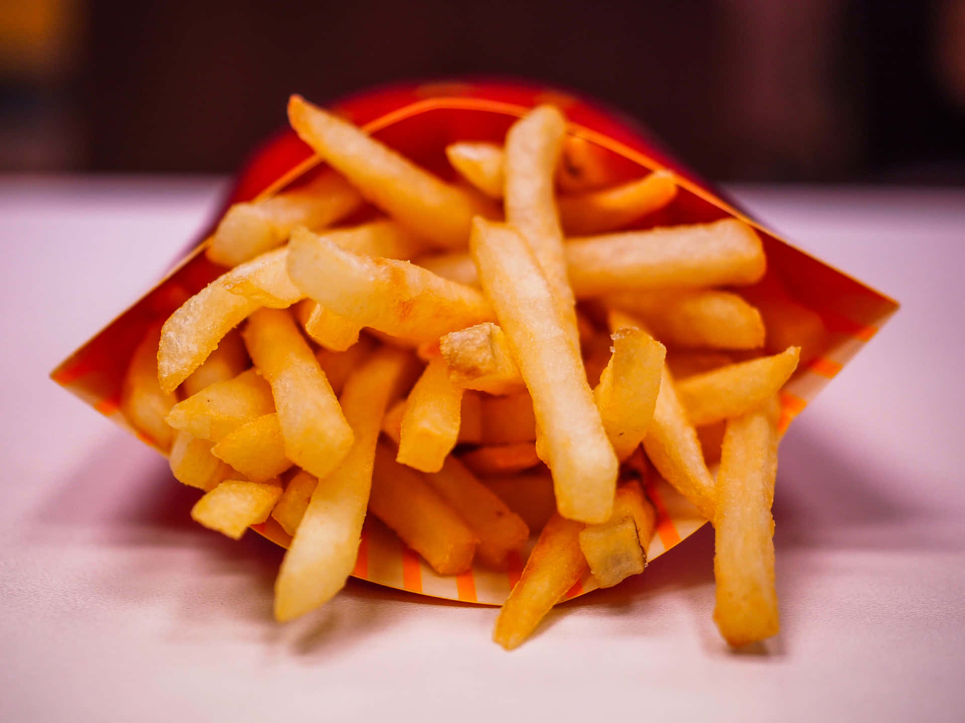 Captivating Close-Up Image of Golden Crispy French Fries