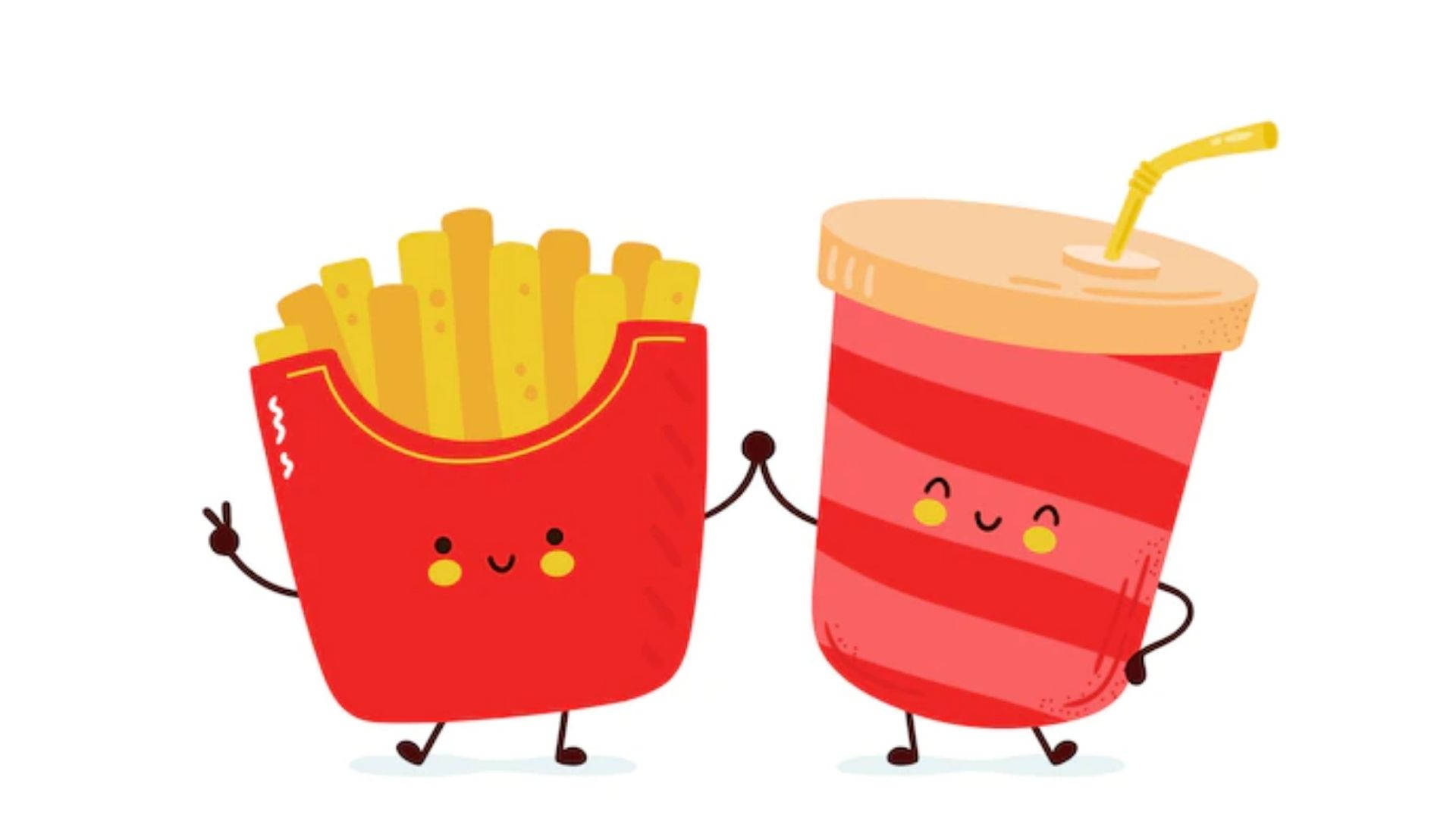 French Fries And Soda Wallpaper