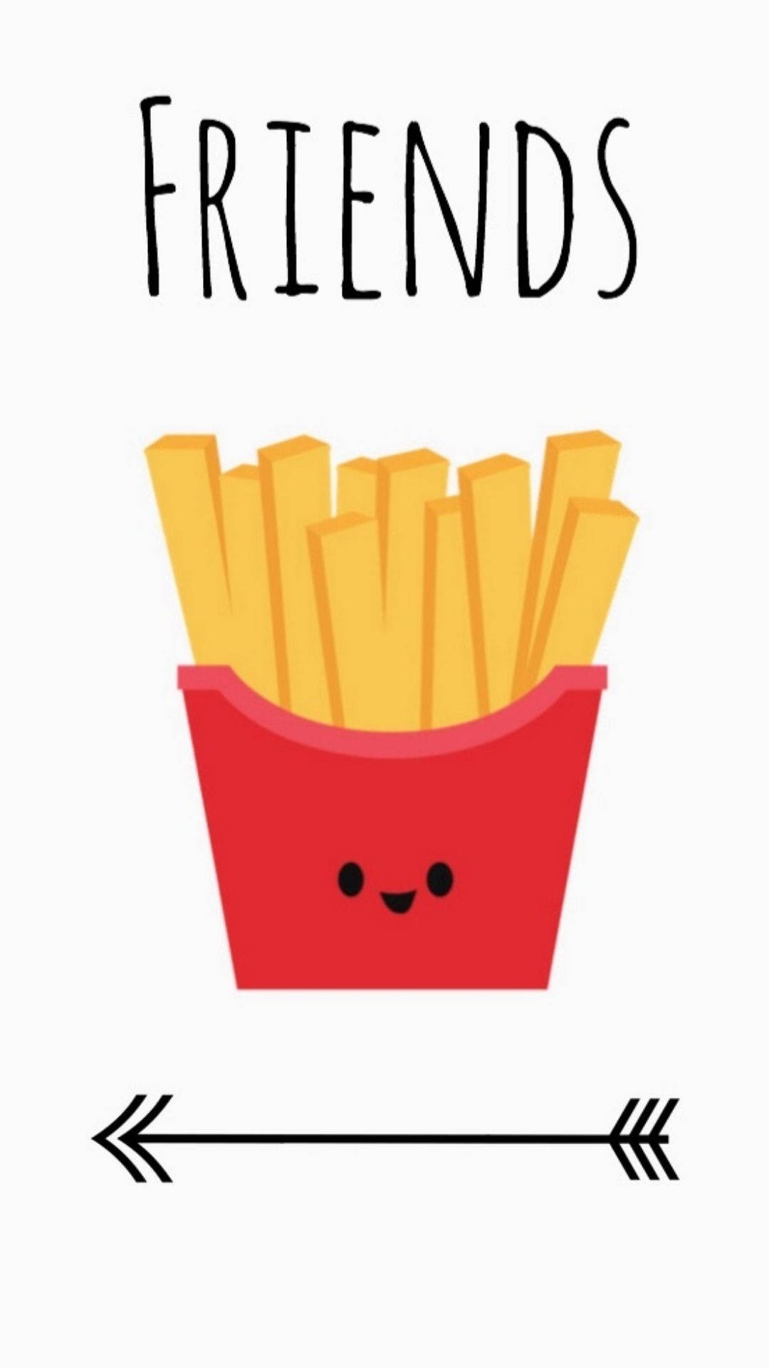 French Fries Friends Wallpaper