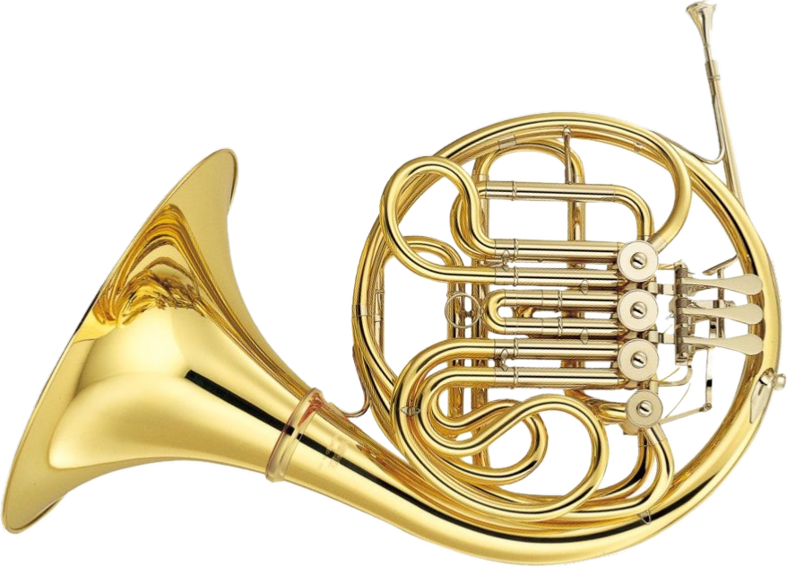 French Horn Musical Instrument PNG