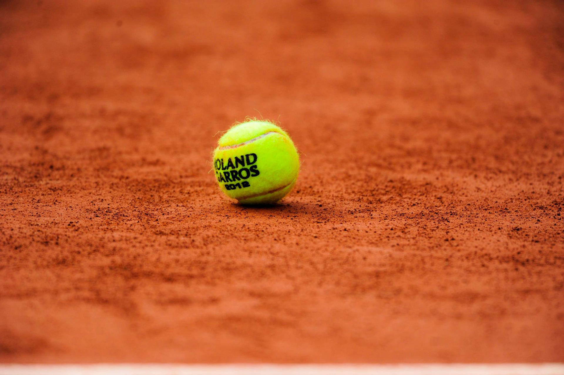 French Open Tennis Ball Focus Photography Wallpaper