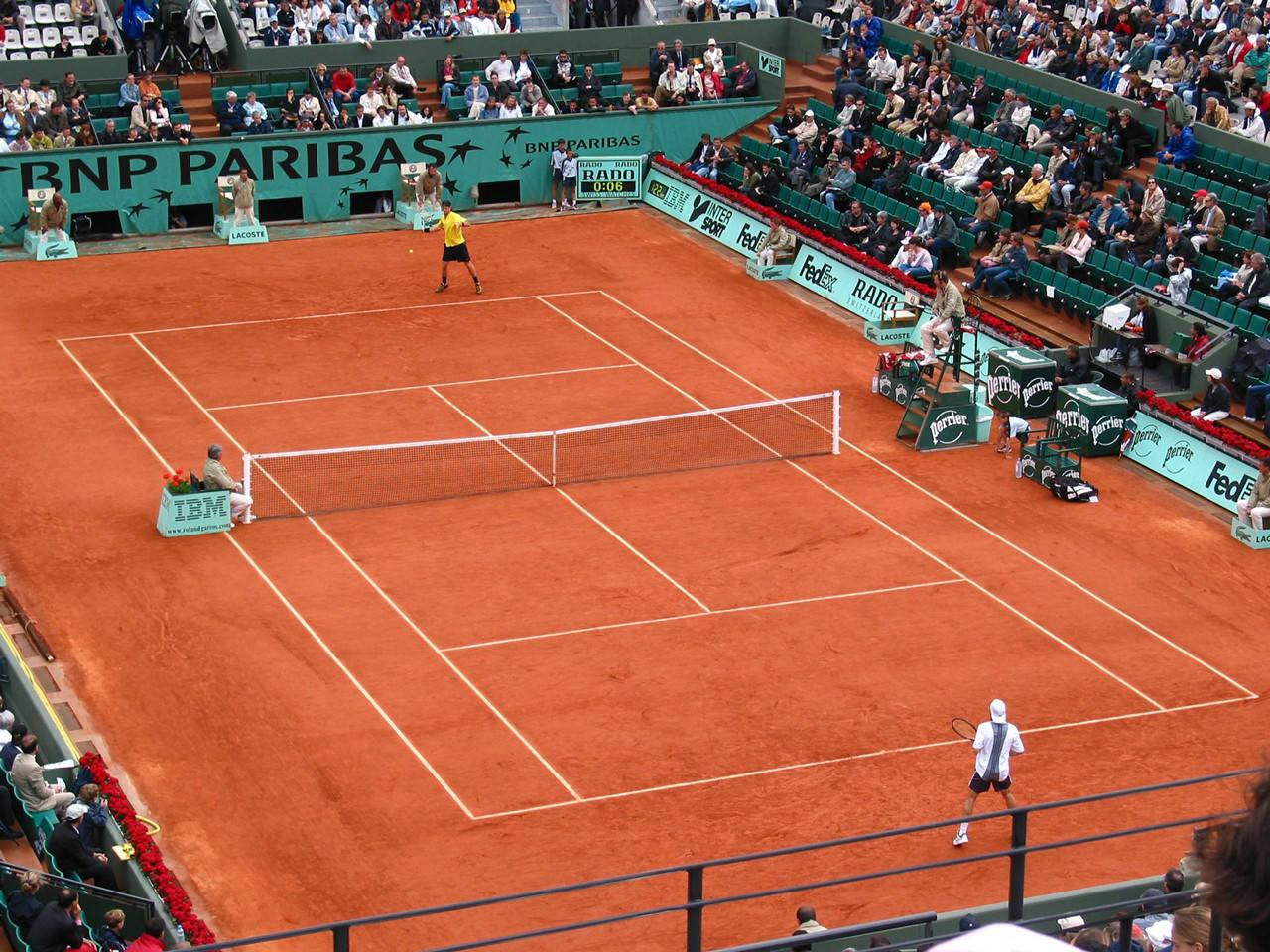 French Open Tennis Game Wallpaper