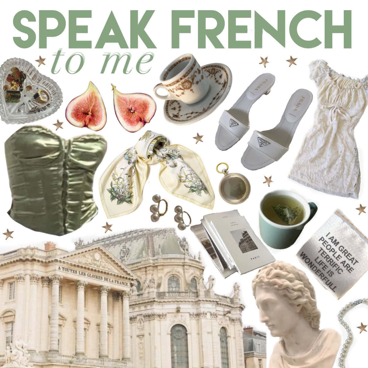 French Icons Speak French To Me Picture