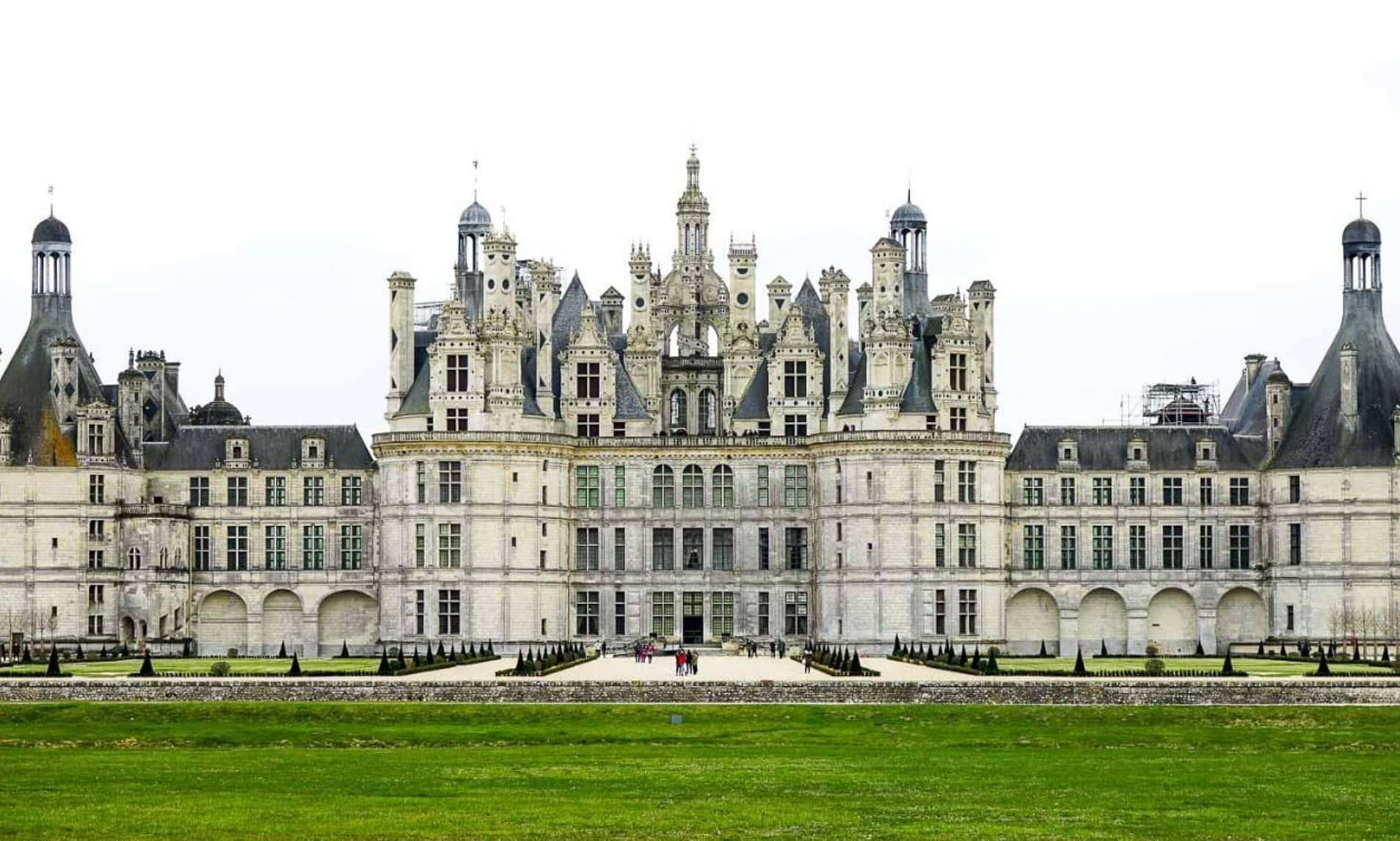 Arquitecturadel Renacimiento Francés: Château De Chambord Fondo de pantalla