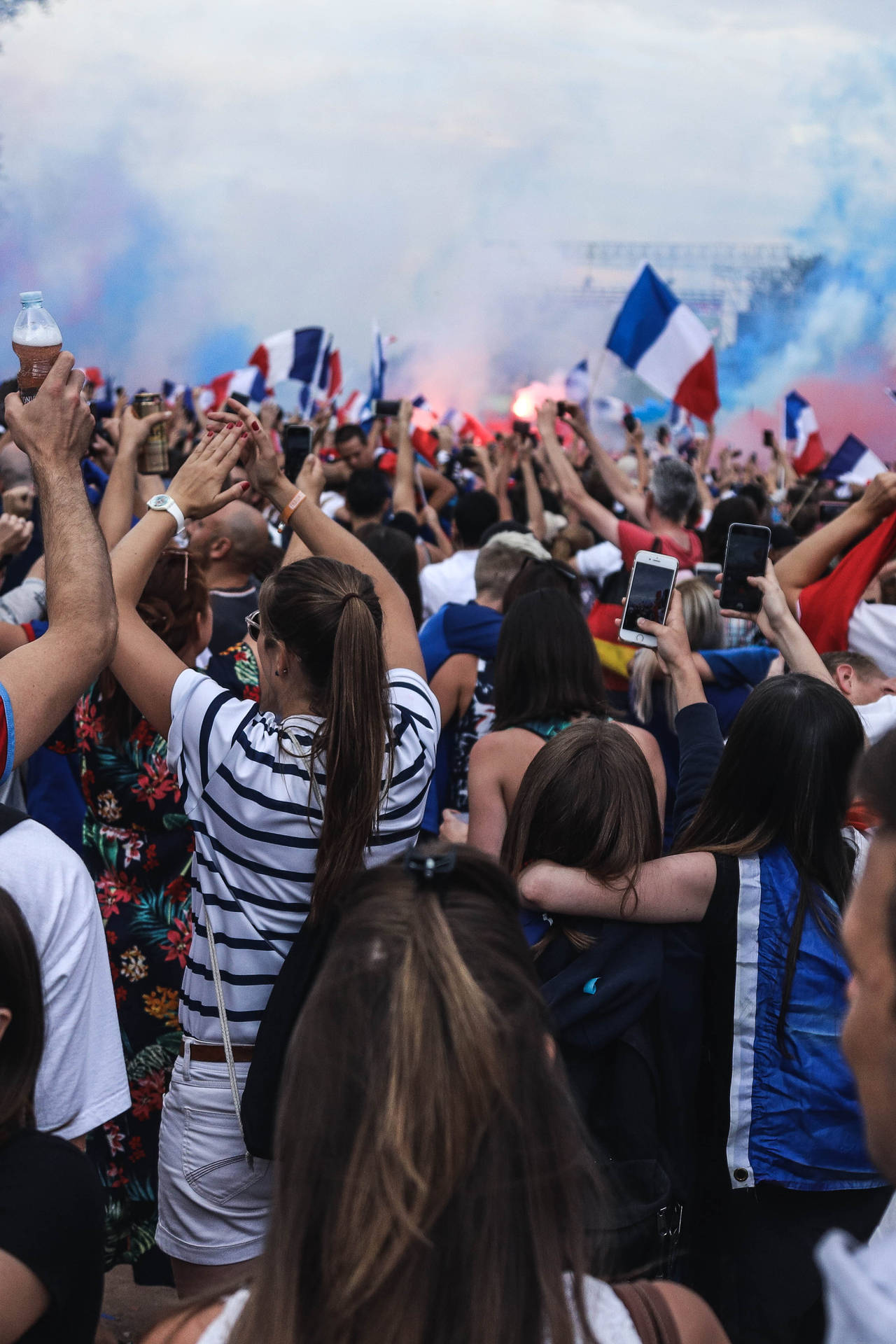 French Team Fans World Cup