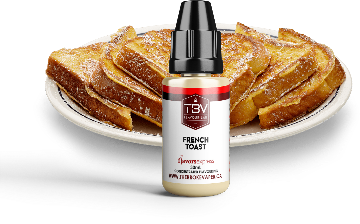 French Toast Flavor Concentrateand Slices PNG