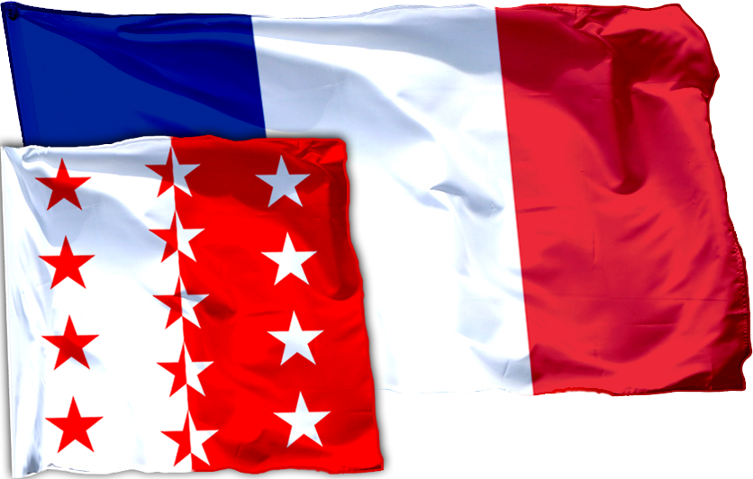 French Valais Flag Fusion PNG