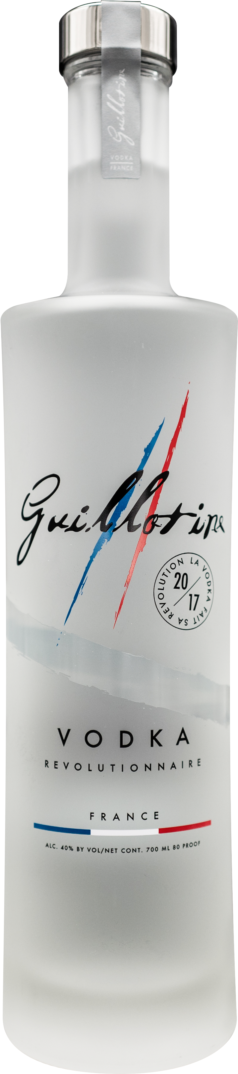 French Vodka Bottle Design PNG