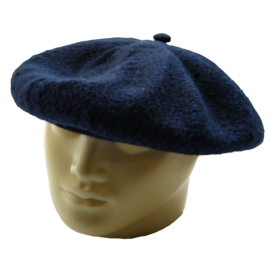 French Wool Beret Png 06132024 PNG