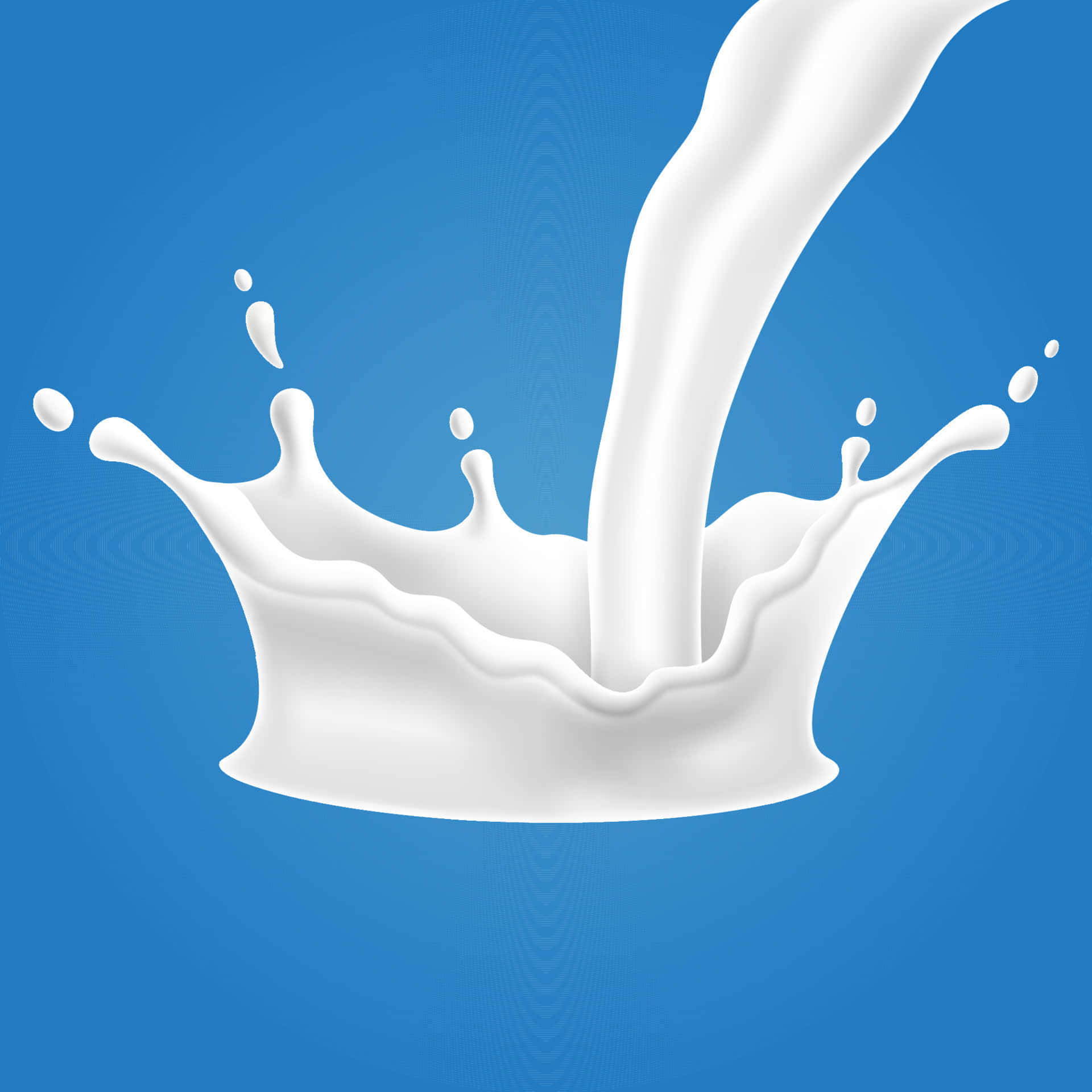 Fresh And Organic Milk Splash Background