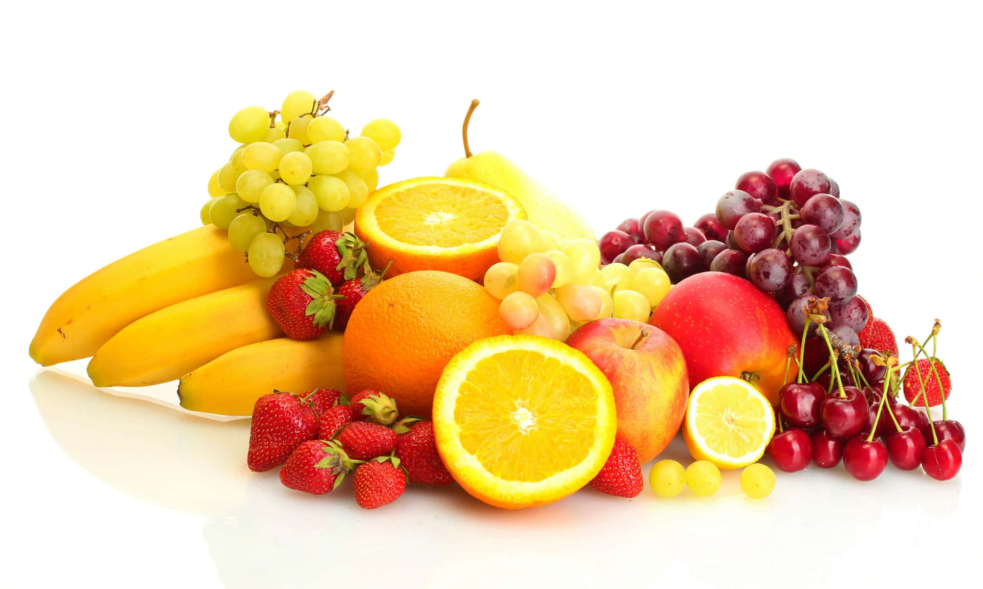 Fresh And Vibrant Assortment Of Fruits