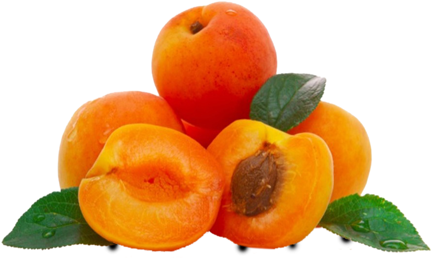 Fresh Apricotsand Halves PNG