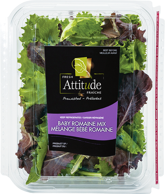 Fresh Attitude Baby Romaine Mix Packaging PNG