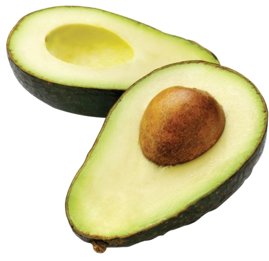 Fresh Avocado Halves Transparent Background PNG