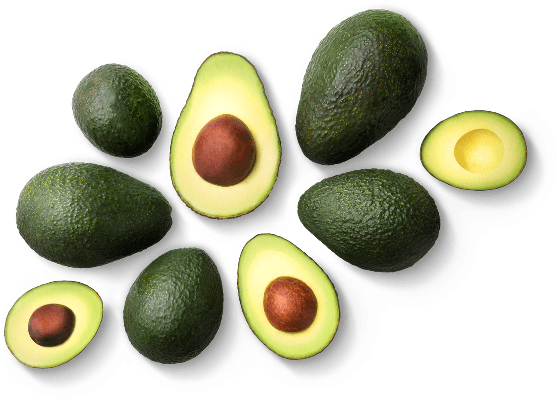 Fresh Avocado Selection PNG