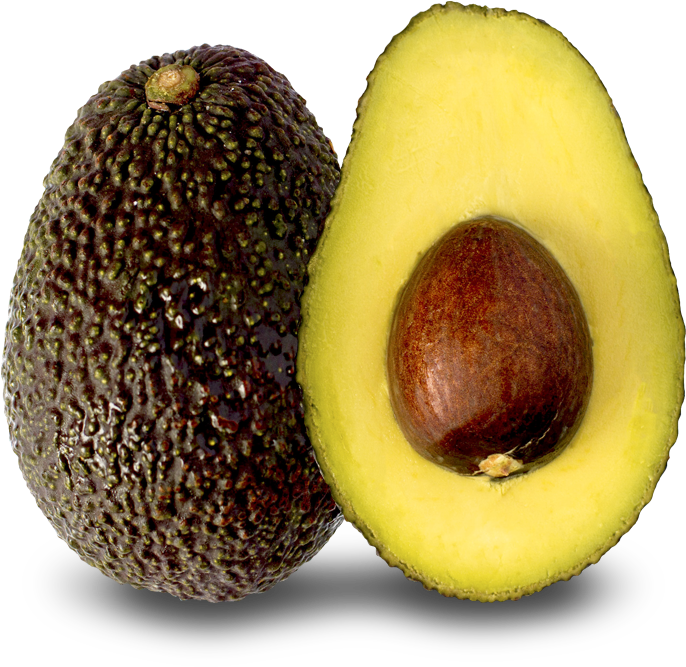 Fresh Avocadoand Half Cut With Seed PNG