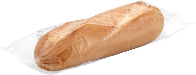 Fresh Baguettein Paper Wrap PNG