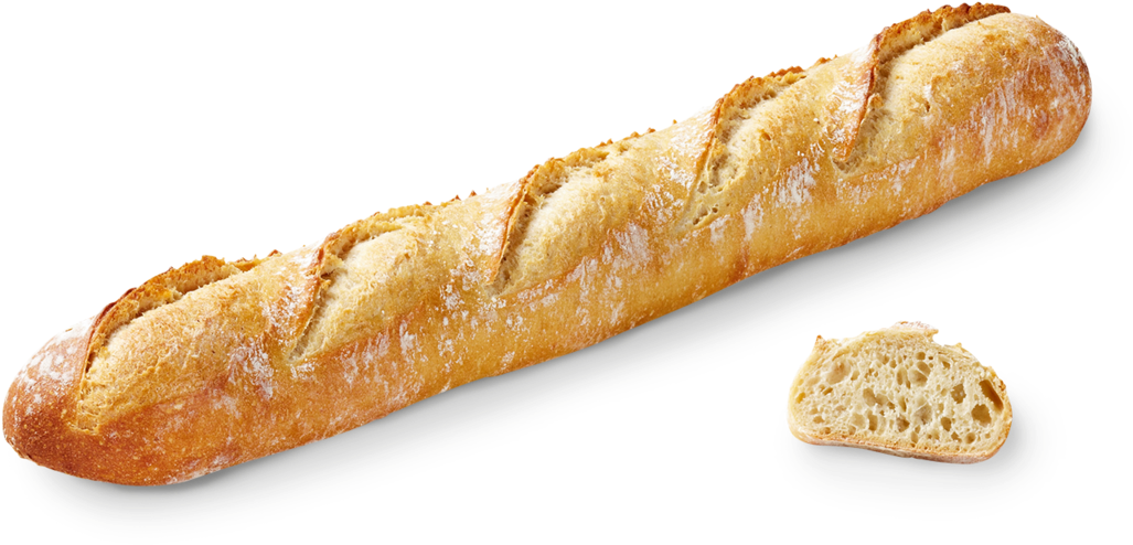 Fresh Baguettewith Sliced Piece PNG