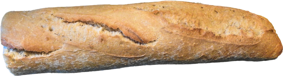 Fresh Baked French Baguette PNG