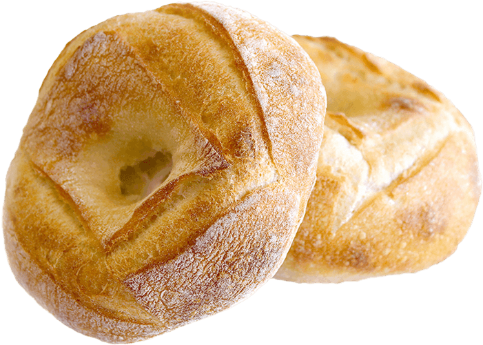 Fresh Baked French Bread Rolls Isolated PNG