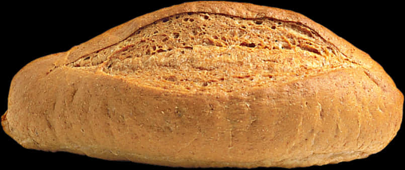 Fresh Baked Whole Wheat Bread Loaf PNG