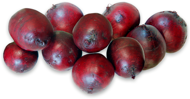 Fresh Beetroots Isolatedon Black Background PNG