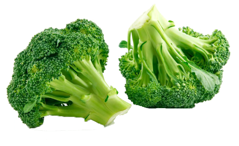 Fresh Broccoli Pieces Isolated PNG