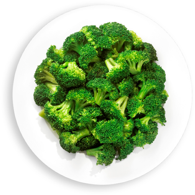 Fresh Broccolion Plate PNG