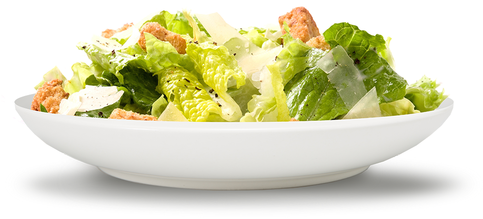 Fresh Caesar Salad Bowl PNG