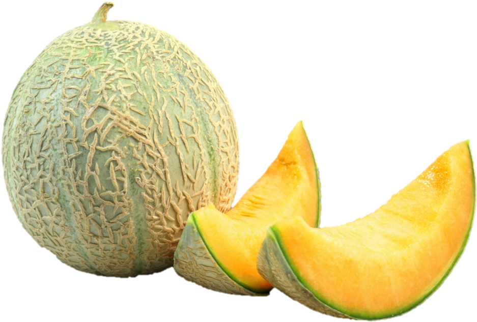 Fresh Cantaloupeand Slices.png PNG